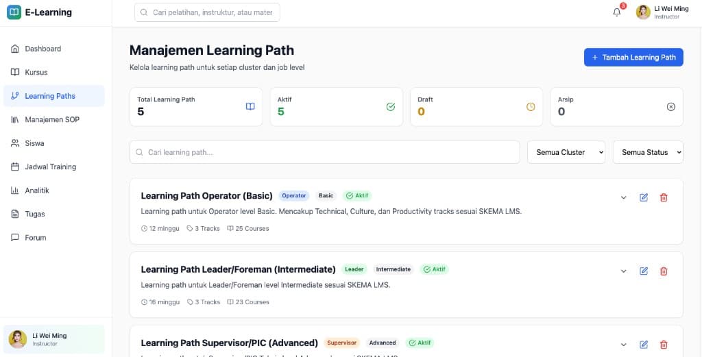 Learning Paths
